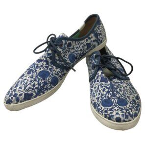 Soludos Blue Paisley Sneakers 8
